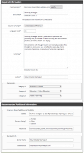 Spotify Popdcast Directories Submission Form
